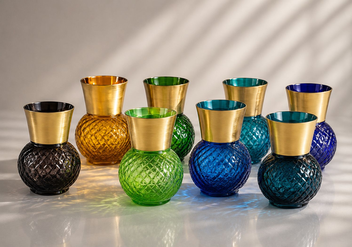 Basilio Vaso Grande in Vetro di Murano Balloton con Oro 24 kt – NasonMoretti - immagine 2