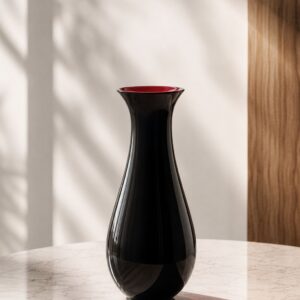 Antares 0020 Vaso in Vetro di Murano Incamiciato H 41 × Ø 20 cm – NasonMoretti Fatto a Mano