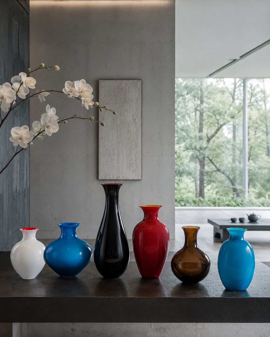 Antares 0020 Vaso in Vetro di Murano Incamiciato H 41 × Ø 20 cm – NasonMoretti Fatto a Mano - immagine 6