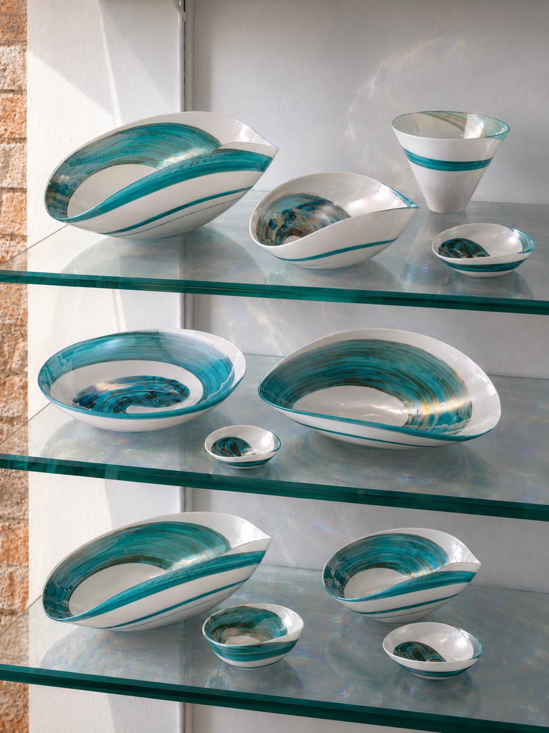 Collezione Amazzone Set di 9 Opere in Vetro Artistico di Murano - immagine 2