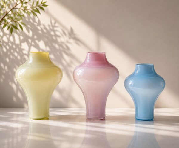 Vasi in Vetro Opalino di Murano – Collezione Asti AS15–AS17 | Design Sergio Asti | NasonMoretti | Fatto a Mano a Murano — изображение 2