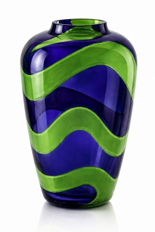 Grande Vaso-Scultura SNAKE V1 in Vetro di Murano Soffiato, H 38 cm — NasonMoretti × Stefano Marcato - Image 3