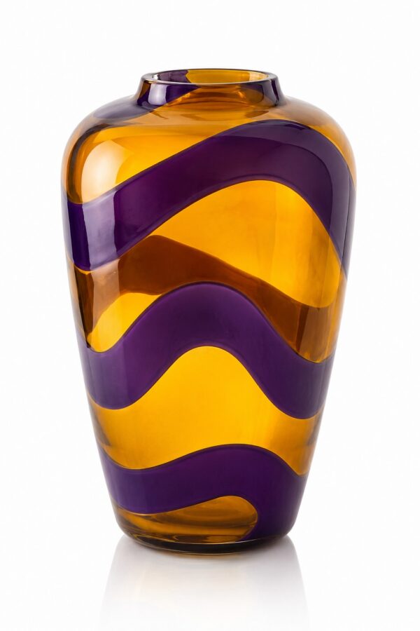 Grande Vaso-Scultura SNAKE V1 in Vetro di Murano Soffiato, H 38 cm — NasonMoretti × Stefano Marcato - Image 8