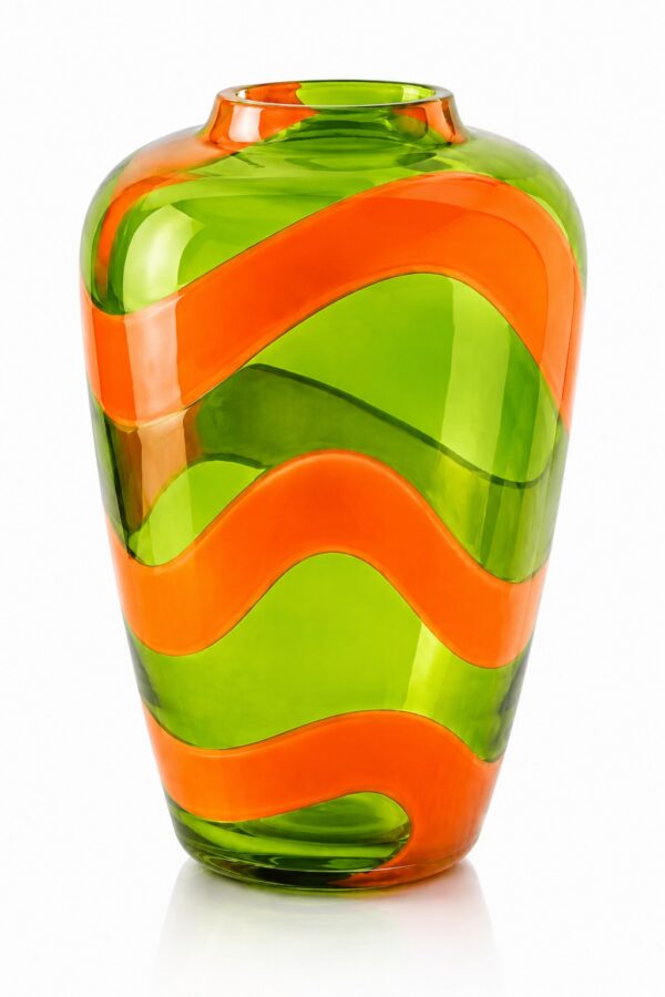 Grande Vaso-Scultura SNAKE V1 in Vetro di Murano Soffiato, H 38 cm — NasonMoretti × Stefano Marcato - Image 6