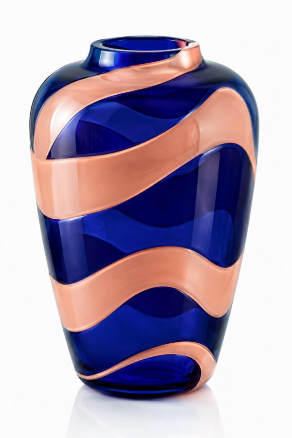 Grande Vaso-Scultura SNAKE V1 in Vetro di Murano Soffiato, H 38 cm — NasonMoretti × Stefano Marcato - Image 5
