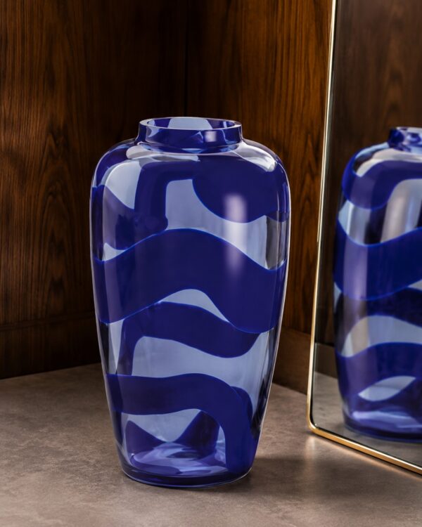 Grande Vaso-Scultura SNAKE V1 in Vetro di Murano Soffiato, H 38 cm — NasonMoretti × Stefano Marcato - Image 10