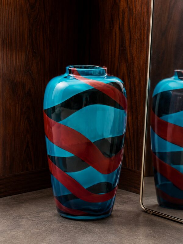 Grande Vaso-Scultura SNAKE V1 in Vetro di Murano Soffiato, H 38 cm — NasonMoretti × Stefano Marcato - Image 12