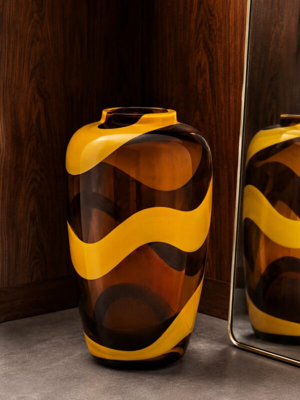 Grande Vaso-Scultura SNAKE V1 in Vetro di Murano Soffiato, H 38 cm — NasonMoretti × Stefano Marcato - Image 11