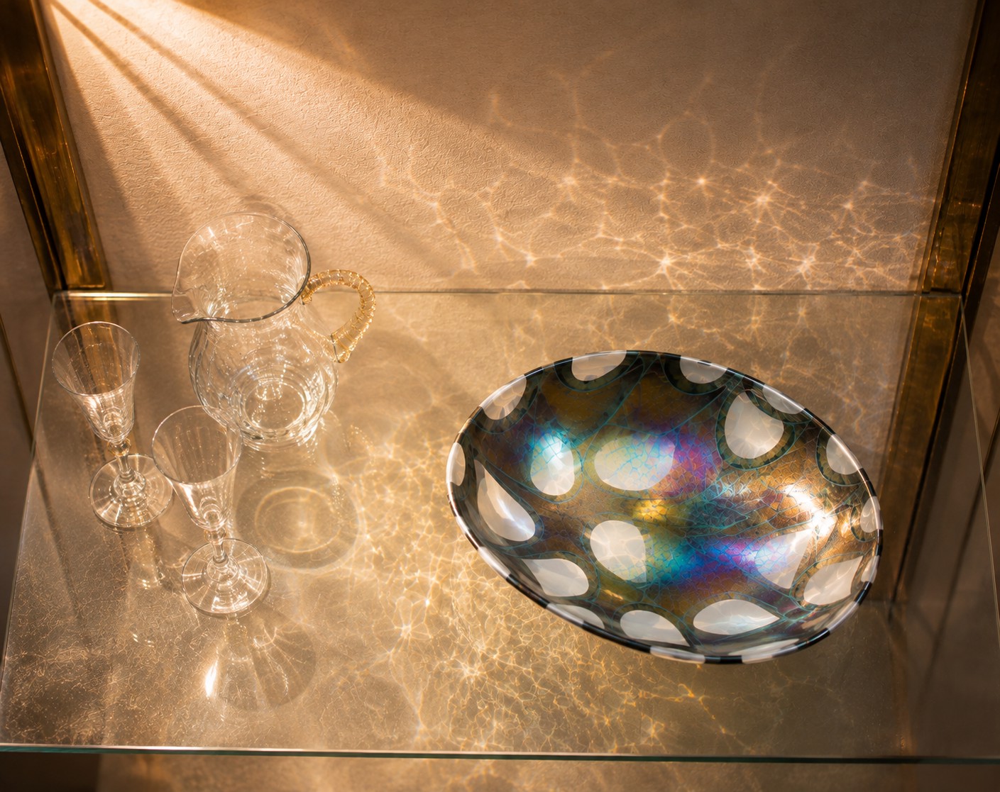 Cartoccio Turtle Turchese Yalos Murano – Grande Ciotola Centrotavola in Vetro di Murano - immagine 5