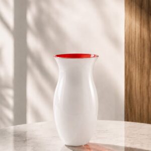 Antares 0030 Vaso in Vetro di Murano Incamiciato 32 cm di altezza e 19 cm di diametro – NasonMoretti Fatto a Mano