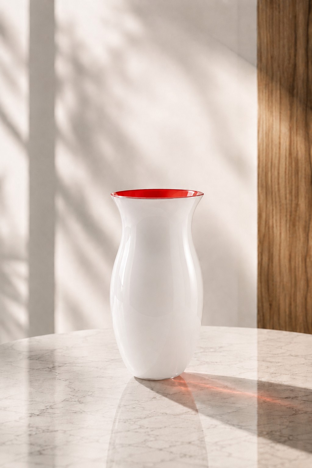 Antares 0030 Vaso in Vetro di Murano Incamiciato 32 cm di altezza e 19 cm di diametro – NasonMoretti Fatto a Mano